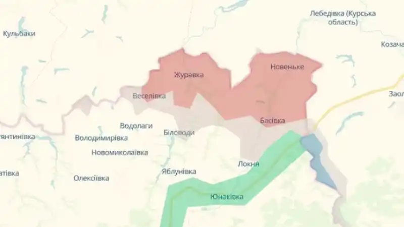 Сумская область, Украина: Четыре населенных пункта под контролем российских войск