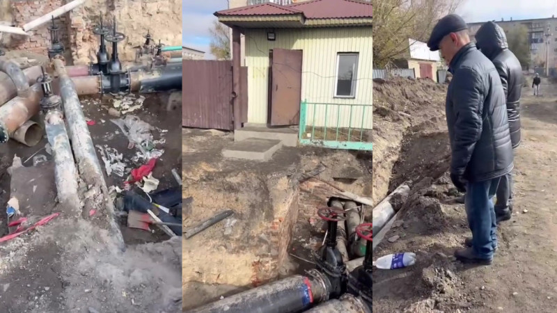 "В Аягозе произошла авария в теплоснабжении, жители заявляют о неготовности города к зиме"