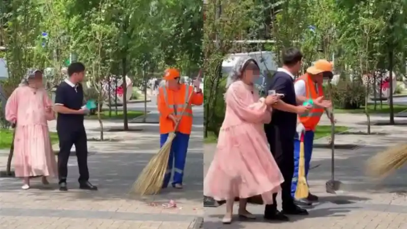 Арест пранкера в Алматы: социальный эксперимент обернулся нарушением общественного порядка и слезами женщины-уборщицы Атырау