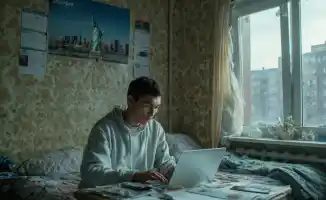 Грин-карты как социальный тренд: как жители Алматы заполняют анкеты вместе на улице Абая