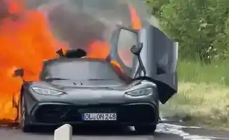 Пожар уничтожил уникальный Mercedes-AMG One в Германии: убытки составили 3 миллиона долларов