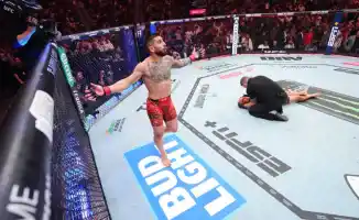 Грузинский нокаут: Топурия шокирует мир MMA, завоевав титул чемпиона легкого веса