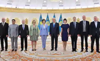 Токаев принял верительные грамоты от послов восьми стран на церемонии в резиденции Акорда