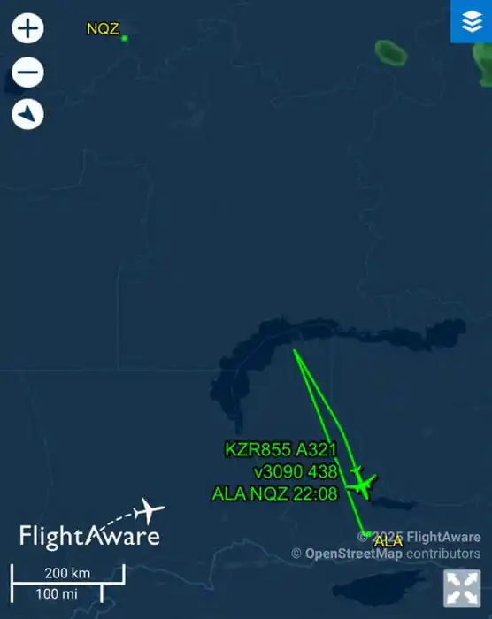 Самолет Air Astana