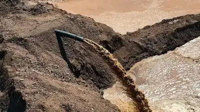 Карта размыва у Астанинского водохранилища