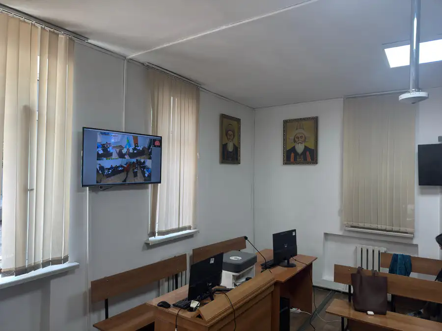 Зал заседания в суде над лидером ОПГ 'Хуторские'