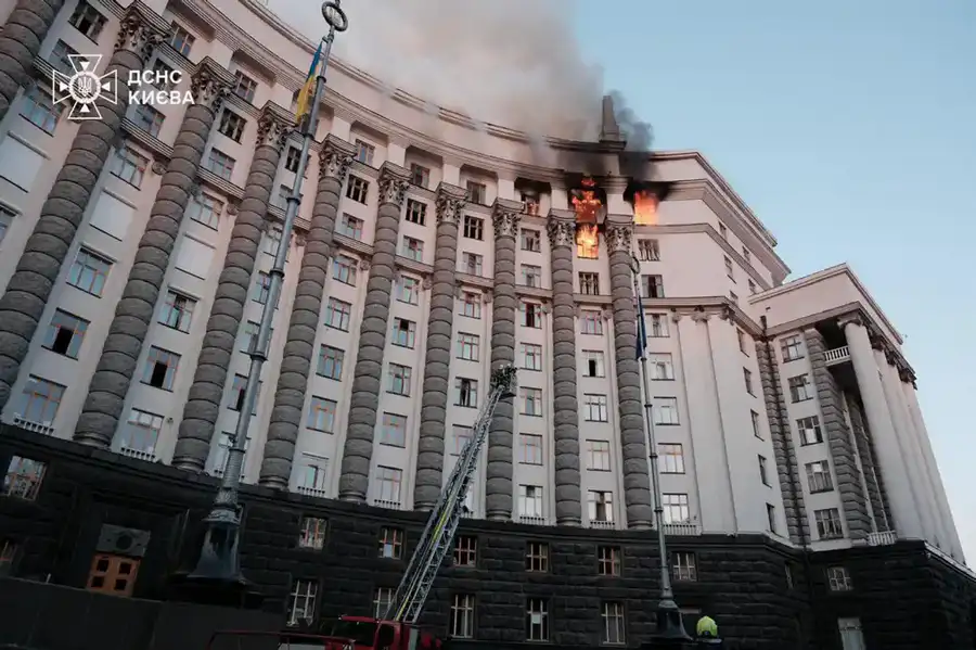Пожар в Киеве