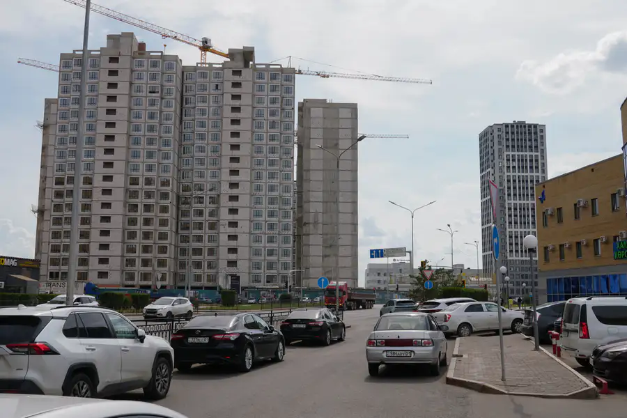 Строящиеся ЖК в районе острова "Тайвань", Астана
