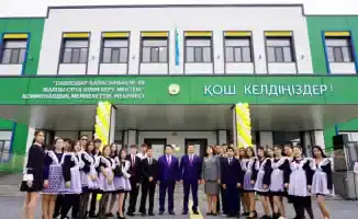 Новая школа № 48 на 1200 мест открыта в Павлодаре 1 сентября в микрорайоне Достык