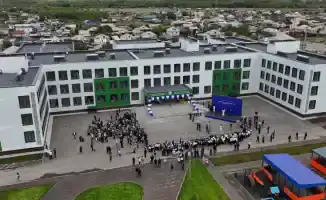 Открытие новой школы на 600 мест в Семее в рамках проекта 'Келешек мектептері'