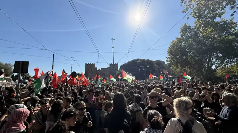 Миллионы протестуют в Европе: Италия поддерживает палестинцев через забастовки и митинги Атырау