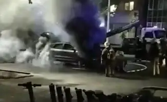 Пожар электромобиля в Алматы: последствия для безопасности на дорогах и реакция городских служб