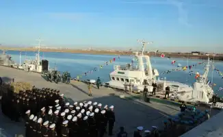 На просторах Каспия поднялся новый стяг: малый патрульный корабль «Семей» — надежный щит береговой охраны Мангистау