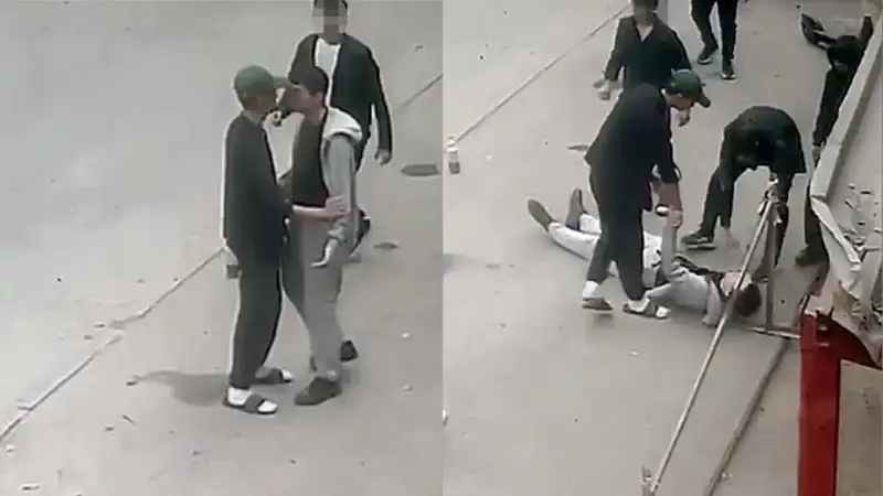 В Алматы зафиксирован случай уличного насилия: нападение на молодого человека попало на видео Атырау