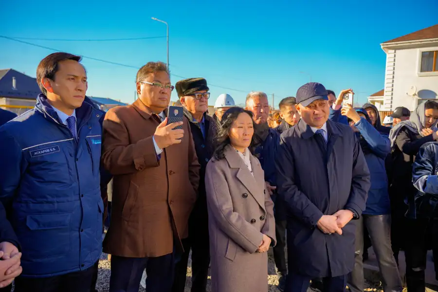 Запуск газоснабжения в Тельман
