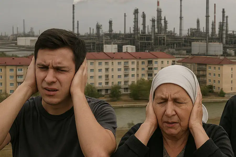 Гул реактивного двигателя тревожит жителей Атырау Атырау