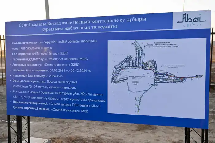 Улучшение инфраструктуры и решение социальных вопросов в поселках Водный и Восход Атырау