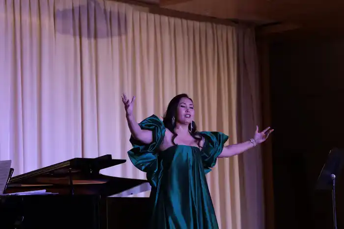 Юбилейный концерт «Анам сенсің, туған жер» в честь празднования 100-летия Нургисы Тлендиева прошел в Астане (6)