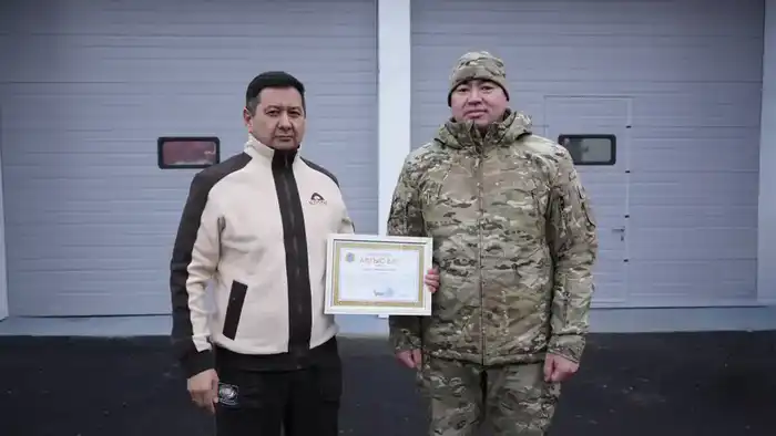 Глава МЧС Казахстана открыл пожарное депо в селе Красный Яр (5)