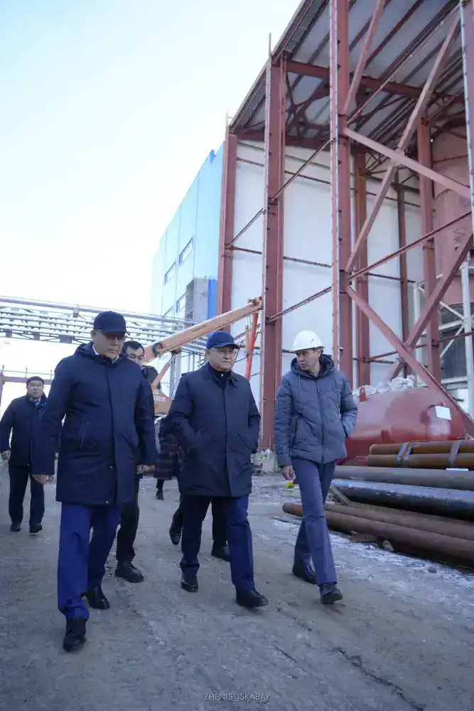 В городе Текели области Жетісу введена новая парогазовая установка на отопительном предприятии (3)