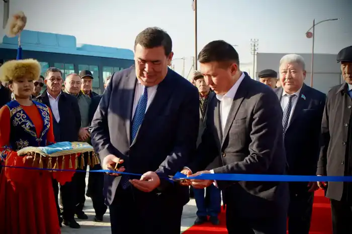 В Таразе открылась новая газонаполнительная компрессорная станция для автомобилей Атырау