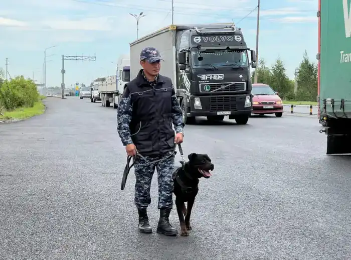 Служебная собака нашла гашиш в Астане Атырау