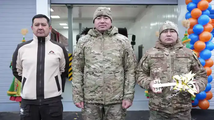 Глава МЧС Казахстана открыл пожарное депо в селе Красный Яр (3)