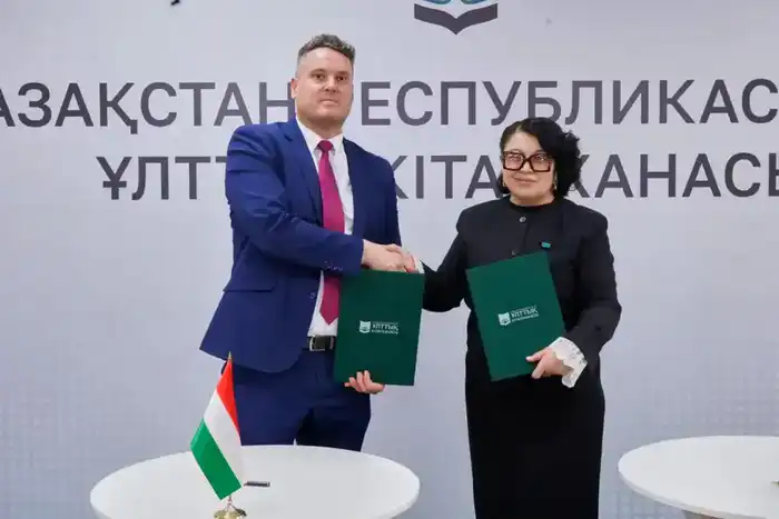 Национальная библиотека Республики Казахстан и Генеральное консульство Венгрии подписали меморандум о сотрудничестве (2)