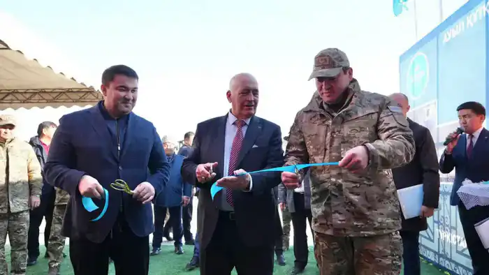 новый добровольный пожарный пункт в Карамурте Туркестанской области Атырау