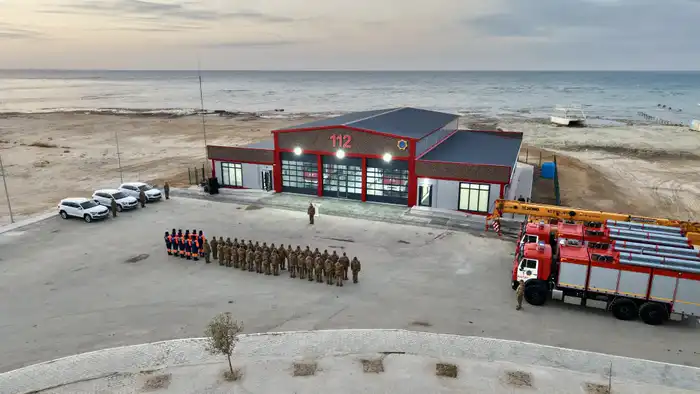 Новое пожарно-спасательное подразделение на побережье Каспия: шаг к повышению безопасности для жителей Актау Атырау