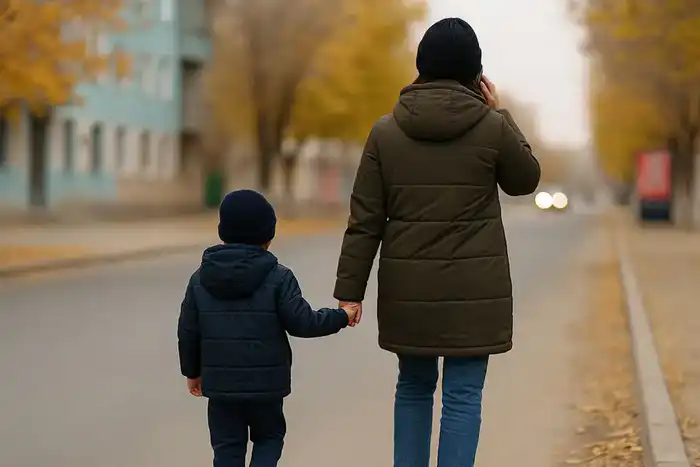 Мальчик без обуви: загадка на дороге Атырау Атырау