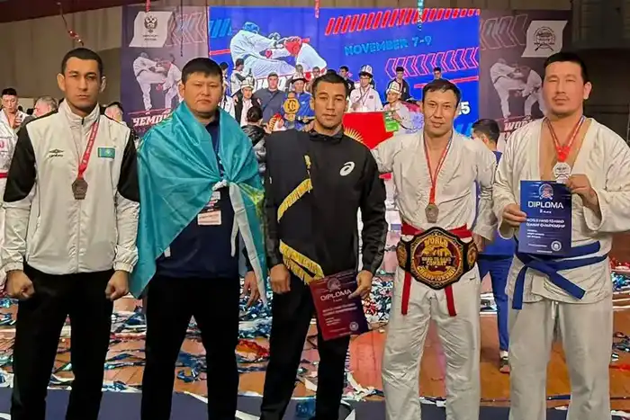 Атырауские полицейские завоевали медали на мировом чемпионате в Рязани Атырау