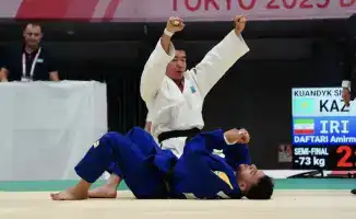 Куандык Шадияр чемпион Сурдолимпиады дзюдо весовая категория до 73 кг