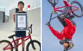 11-летний китайский велосипедист Лю Хаорань устанавливает новый рекорд Гиннесса, вдохновляя молодежь на достижение невероятных высот в спорте