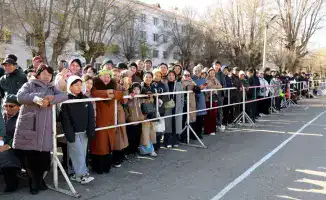 Министр обороны посетил воинскую часть в Жамбылской области и принял клятву у 60 молодых бойцов