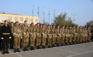 В Мангистауской области более 700 новобранцев приняли Военную присягу и начали обучение