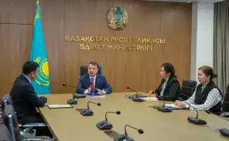 Министр юстиции РК обсудил с новым председателем адвокатской коллегии приоритеты развития адвокатуры