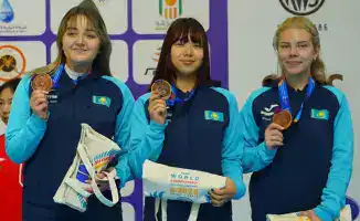 Успех казахстанских стрелков на чемпионате мира: бронзовая медаль как символ национального единства и спортивного духа