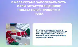 ОРВИ в Казахстане: меньше случаев, больше предосторожностей!