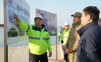 На страже спокойствия: Глава МЧС проверил «Теңіз жасағы» в борьбе с морскими бурями