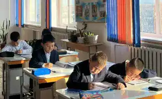 Обновление школы в Каркаралинском районе предпринимателями из села Абай