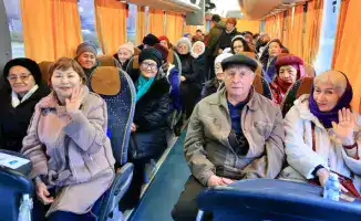 Карагандинские пенсионеры отправились в оздоровительное путешествие к берегам Балхаша