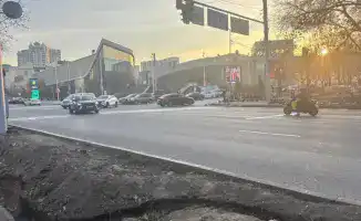 В Алматы светофор стал надежным стражем на перекрестке пр. Достык и ул. Жолдасбекова