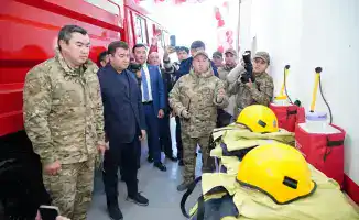 Три новых пожарных поста открыты в Туркестанской области