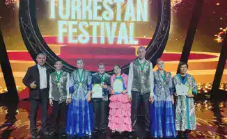 Artistic Ensemble from Karakolyn Region Wins First Place at International Turkestan Music Festival