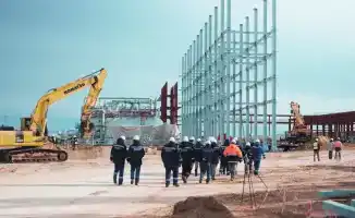 Кашаган: Завершение монтажа дымовых труб и бетонирование фундаментов на газоперерабатывающем заводе мощностью 1 млрд м³ газа в год