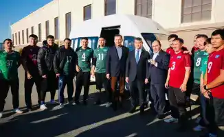 Тенгизшевройл передает современное спортивное оборудование и микроавтобус Федерации волейбола сидя Казахстана для поддержки параспорта