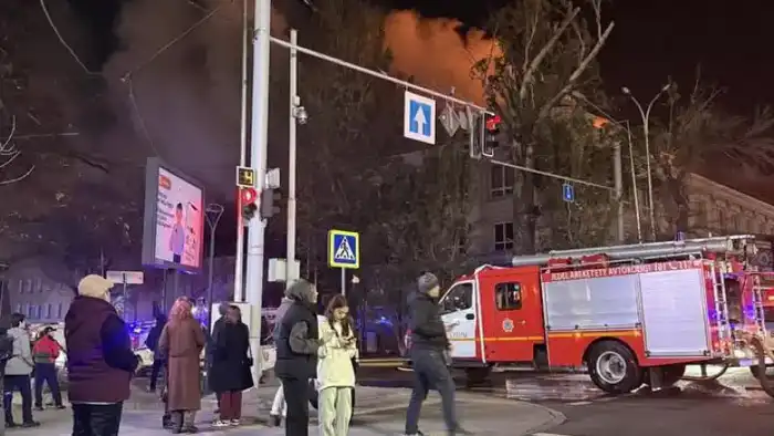 В Алмалинском районе Алматы вспыхнул второй крупный пожар за день Атырау