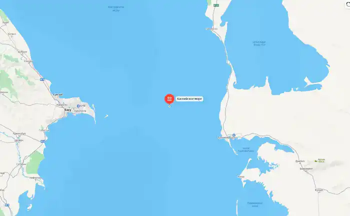 Землетрясение магнитудой 4,0 зафиксировано в Каспийском море, сообщает сейсмологическая служба Азербайджана Атырау