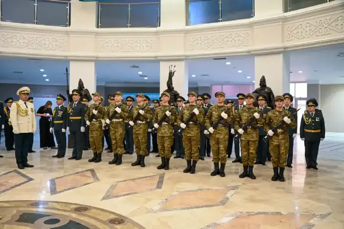 В Астане новобранцы творческого взвода присягнули на верность Родине в рамках военно-патриотической программы Атырау